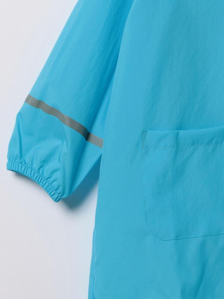 Kodomo Beams Size 17 55190157375 Raincoat, Baby/Schoolbag Coat, (90-130cm), Kids, Sax, 100,