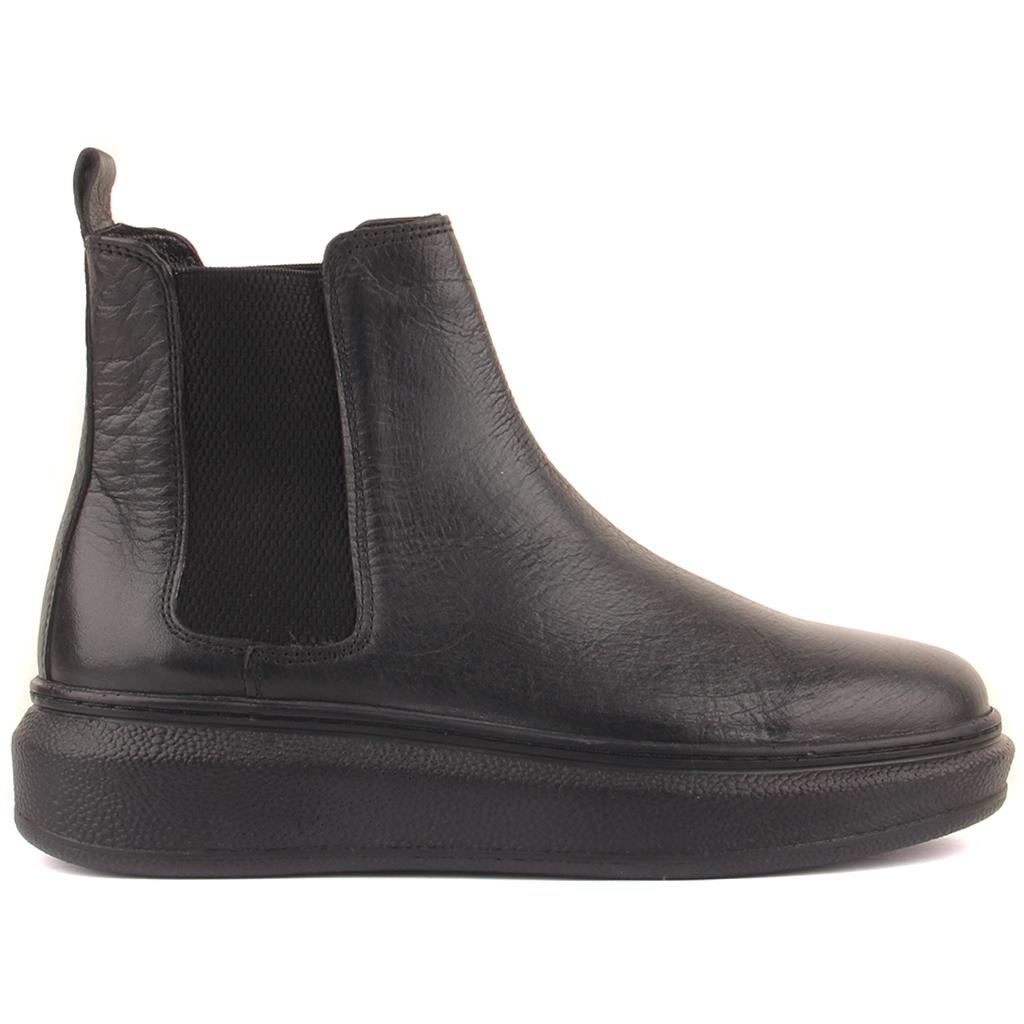 

Sail Lakers - черные кожаные женские сапоги