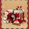 Christmas Cute Pet Winter Warm Pet Nest All Seasons Cat House Arctic Velvet Thickened Plush Cat Nest Mat