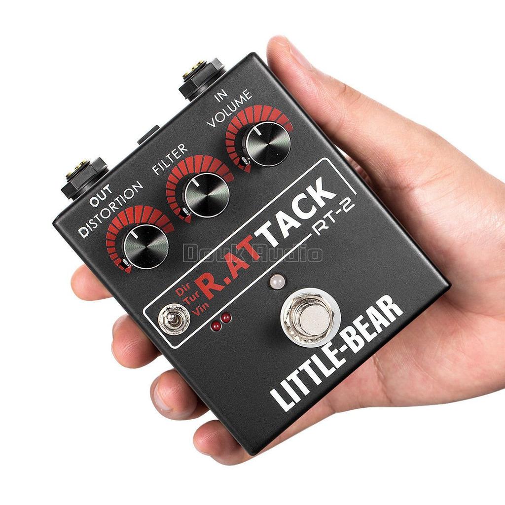 Nobsound RAT Distortion Effect Effect Stormpick Box with Bypass Function RT-2 Guitar/Bass Pedal, Low-Frequency Pedal,