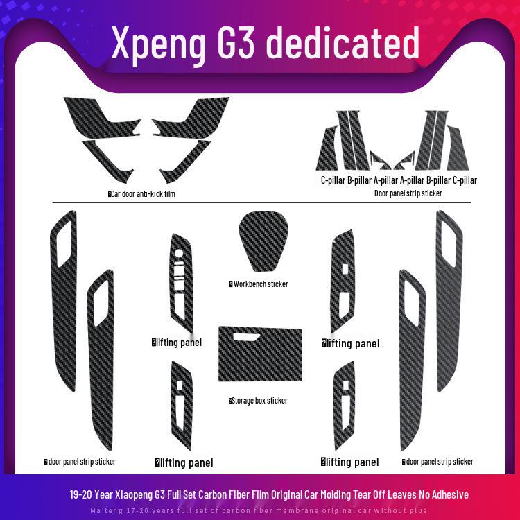 19-20 Xiaopeng G3 Innentür Tritt- und Kratzschutzfolie