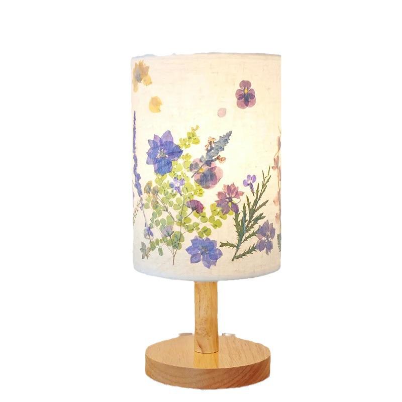 Dried Flower Embossed Table Lamp DIY Kit - Creative Gift for Team Building and National Day Festivities