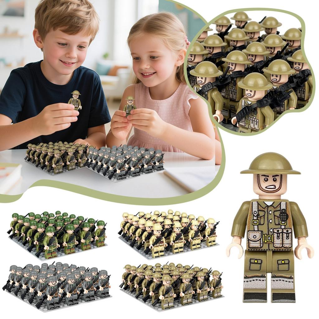 The Best Gift Set For Children'S Building Block Dolls