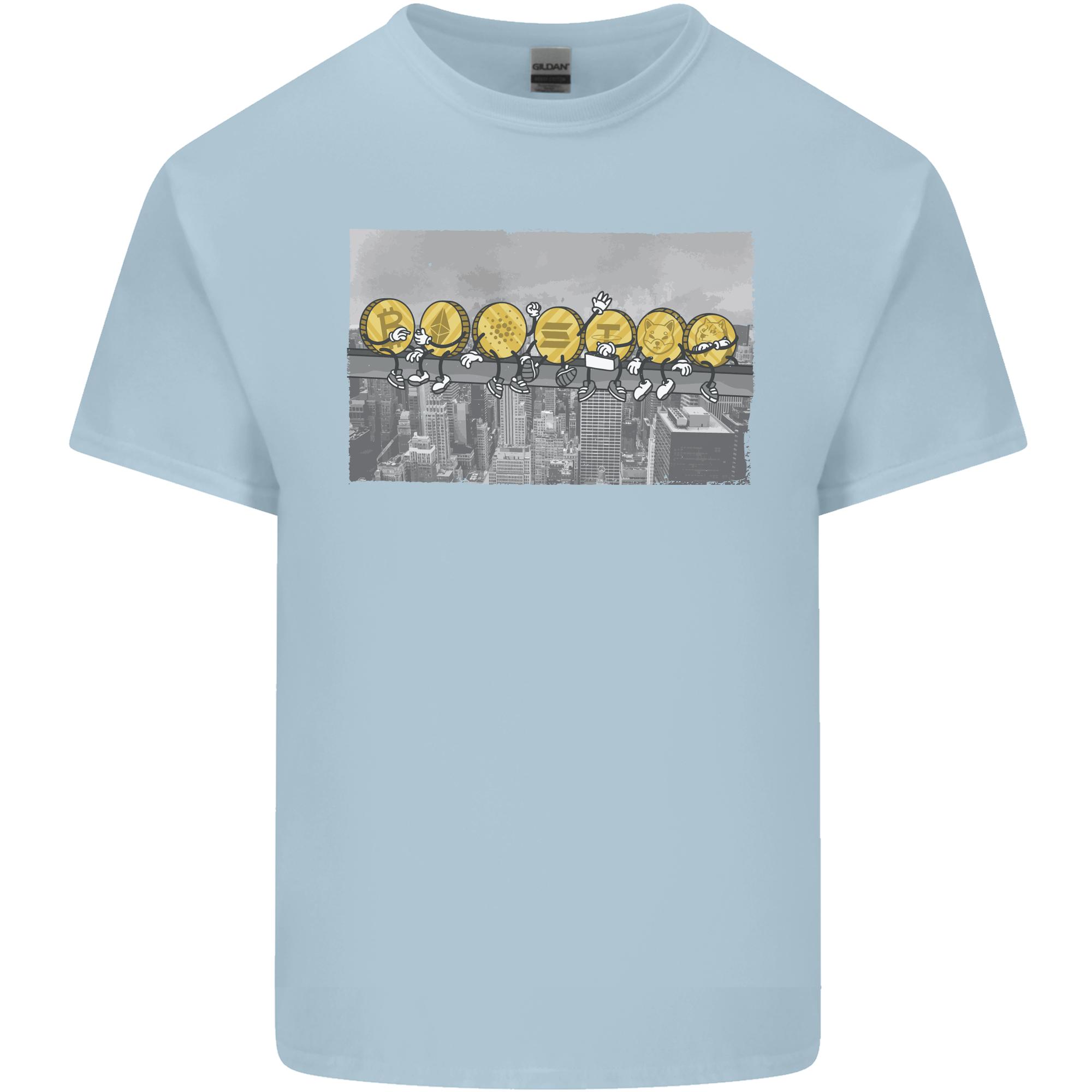 Crypto Workers Funny New York Parody Bitcoin Unisexs Light Cotton TShirt S