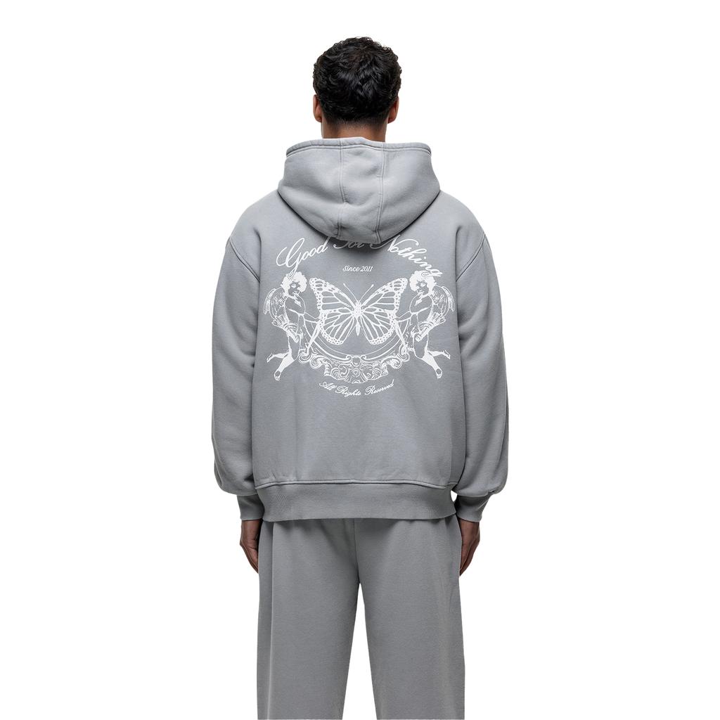 Good For Nothing Mens Cherub Oversized Full Zip Hoodie