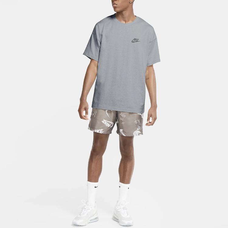 New Nike T Shirts Men Gray CU4510-902