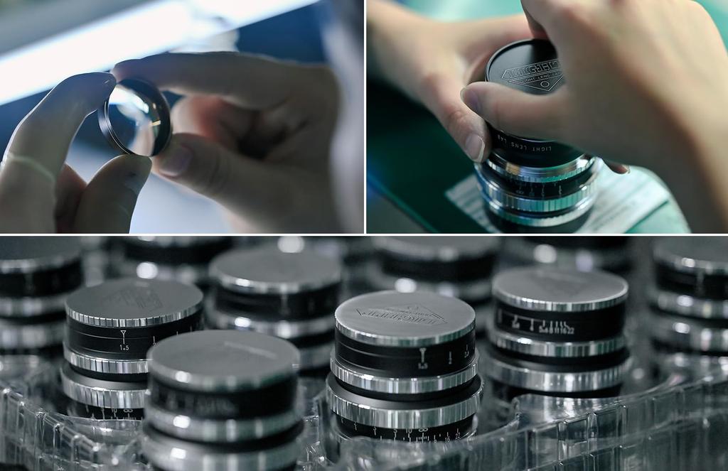 LIGHT LENS LAB 50mm Z21 Prime Leica M Reproduction of the French Angenieux 50mm Type S21 Manual Piano Integrated Lens Hood M-Mount F1.5 Lens,