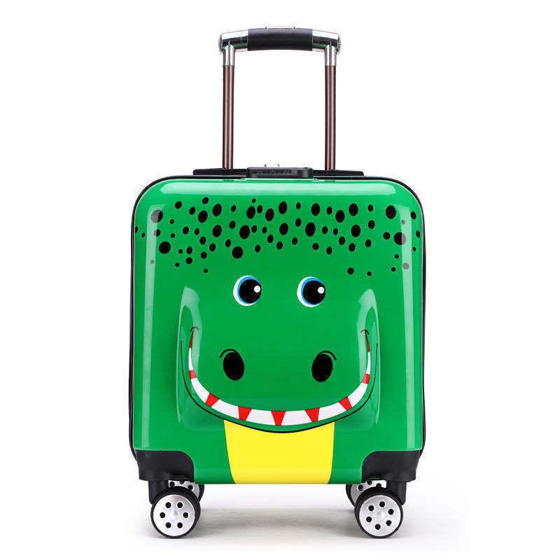 Children's Cartoon Trolley Suitcase with Universal Wheels - Ideal for Boys and Girls