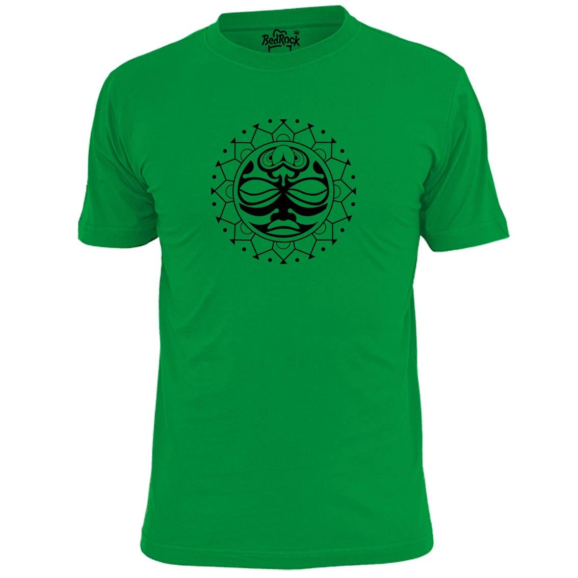 Mens Polynesian Mask v2 T shirt Tribal Tattoo 3XL