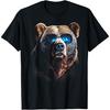Bär Wildtiere Kunst Tierdruck Tier Grizzlybär T-Shirt
