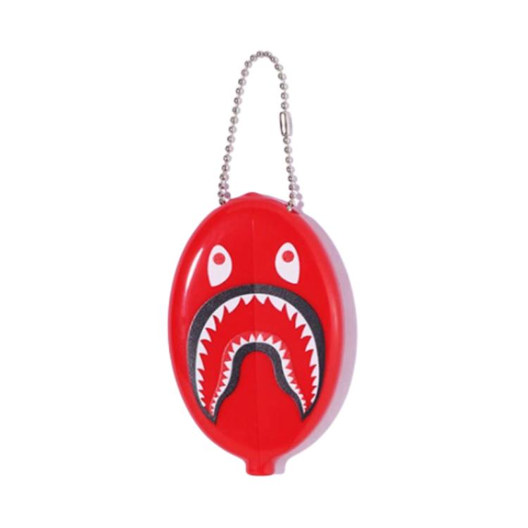 

Новый брелок-кошелек A BATHING APE из ПВХ, унисекс, красный 0ZXSGM182026J 4.8*1.3*7.6CM