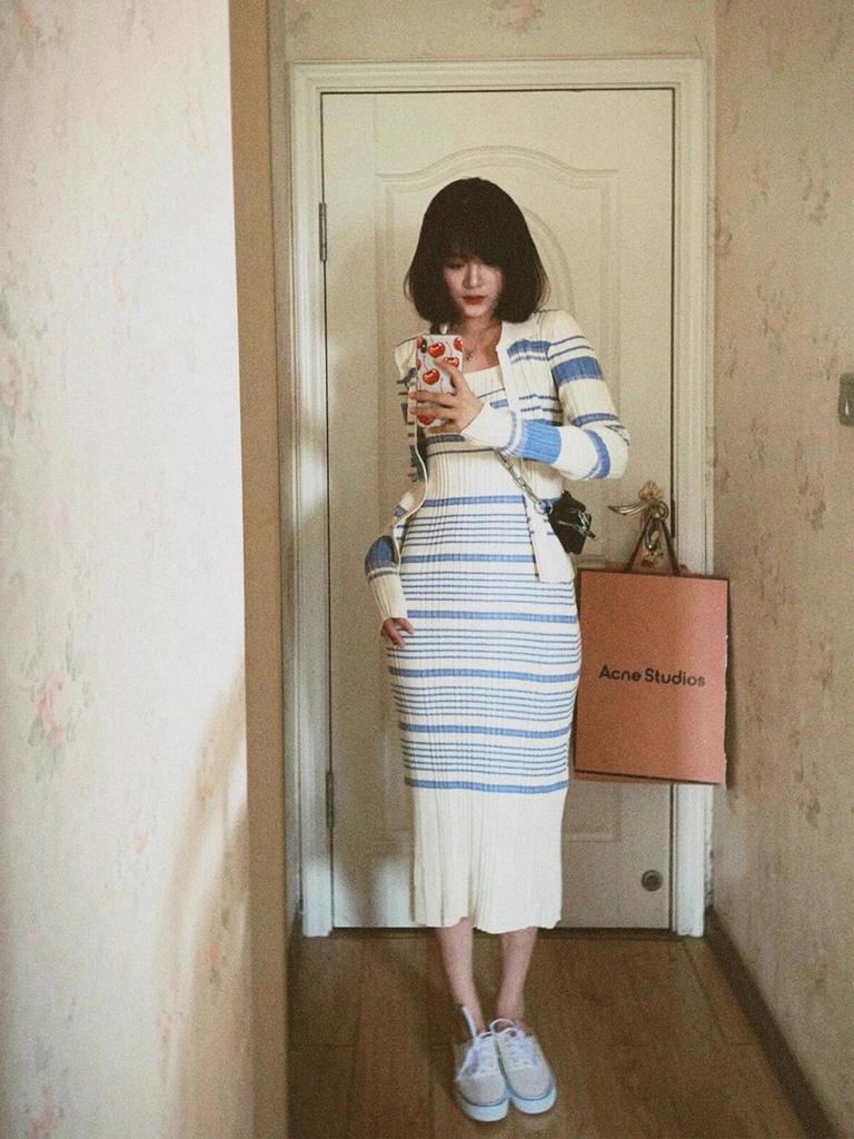 Miu-Style Korean Luxe Knit Set for Mature Women - Autumn/Winter Collection