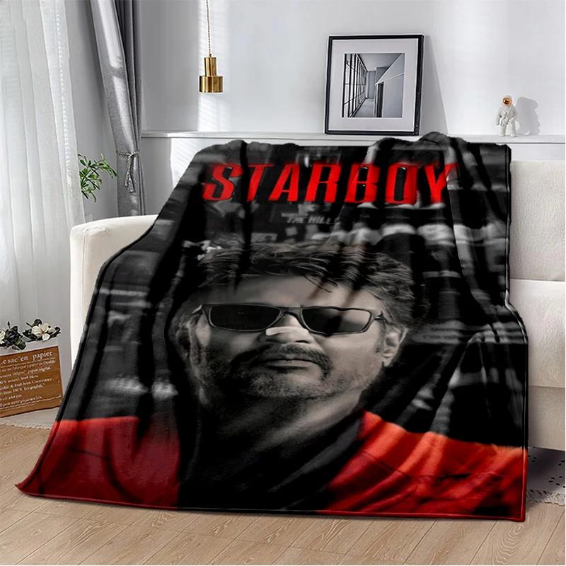 3D THE WEEKND,XO Alternative R&B Abel Tesfaye Flannel Blanket,Soft Throw Blanket for Home Bedroom Bed Sofa Travel Cover Kid Gift