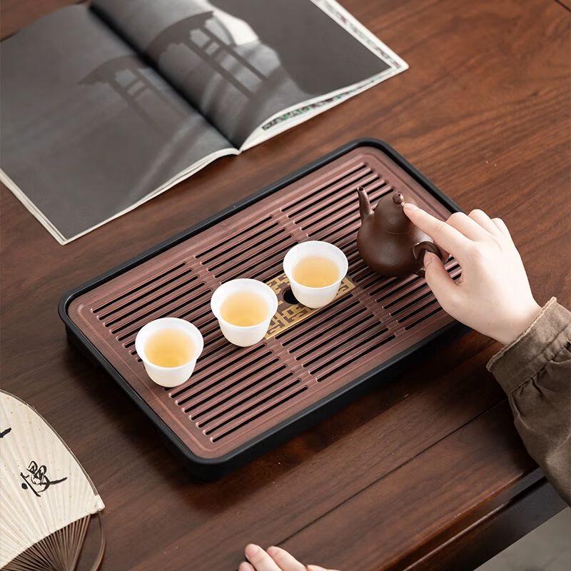 Melamine Desktop Drainage Tea Tray