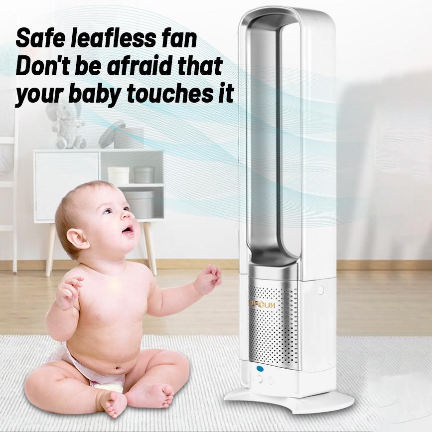20/42 Inch Standing Negative lon Purify Air Circulation Fan Adjustable Desktop Fan Smart Air Purification Bladeless Fan