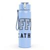 1PC Coffee Weather Bold Letter Print 750ml Color Plastic Sports Water Bottle Leakproof Flip Straw Lid Suitable for Sports Office Home Use
