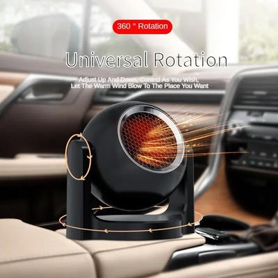Winter Car Heater Car Glass Defog Defrost Heater Car 12V Fast Heating and Cooling Hair Dryer Heater Winter Car Accessories