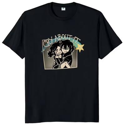 The Coffin Of Andy And Leyley T-shirt Retro Horror Game Fans Y2k T-shirts Voor Mannen Vrouwen Hoge Kwaliteit Katoen Unisex Tops