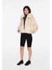 Women's Short Loose Faux Fox Fur Coat - Square Collar, Eco-Friendly, Autumn/Winter.
