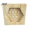 Easy Clean Dough Decorating Tools Wood Cookie Cutter Mold, Round Gingerbread Biscuit Stamp for Professional Pastry Shaping DIY Baking, Cake