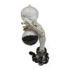 Resin Skull Sand Timer Statues Collectible Figurines Decorative Ornament Scary Halloween Decorations for Home Office