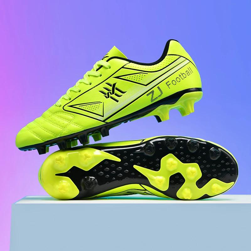 New Men Football Boots Grass Outdoor Sport Soccer Cleats Non-Slip Training Shoes Professional Match Sneakers Ultralight Unisex