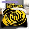 BVB Pattern Bedding,Quilt Set Quilt Cover Pillowcase Home Birthday Gift (1 * Duvet Cover + 2 * Pillowcase, Without Core)