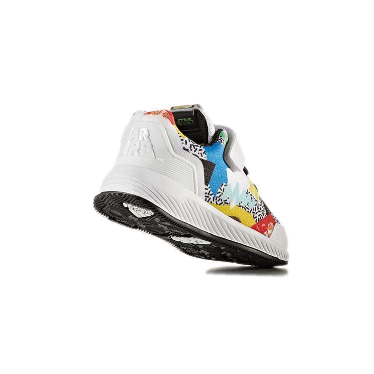 Adidas Star Wars El I Velcro Casual Low Top Walker Shoes Baby Shoes White Yellow BY3024
