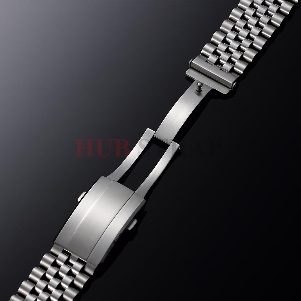Five Beads Straight End Stainless Steel Bracelet Belt for Jubilee for Rolex Metal Watch Band 20mm 22mm Strap for Men Women Belt