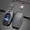 Carbon Fiber Zinc Alloy Car Key Case Cover for BMW 5 7 Series G12 G11 G30 G32 G31 I8 I12 I15 G01 X3 G02 X4 G05 X5 G07 X7 Car Bag