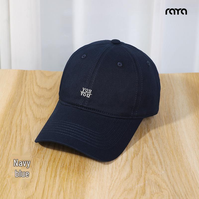 Riya Korean Style Unisex Large Baseball Cap - Autumn/Winter Duckbill Hat