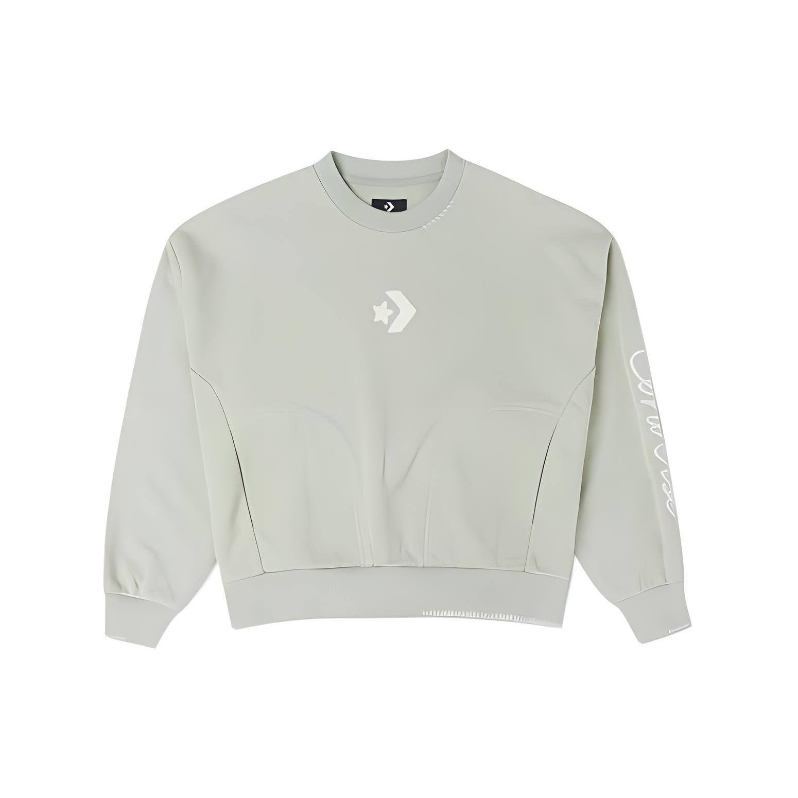 (WMNS) Converse Chain Stitch Crew Asia Sizing Light Green Women s 10025516-A02 L