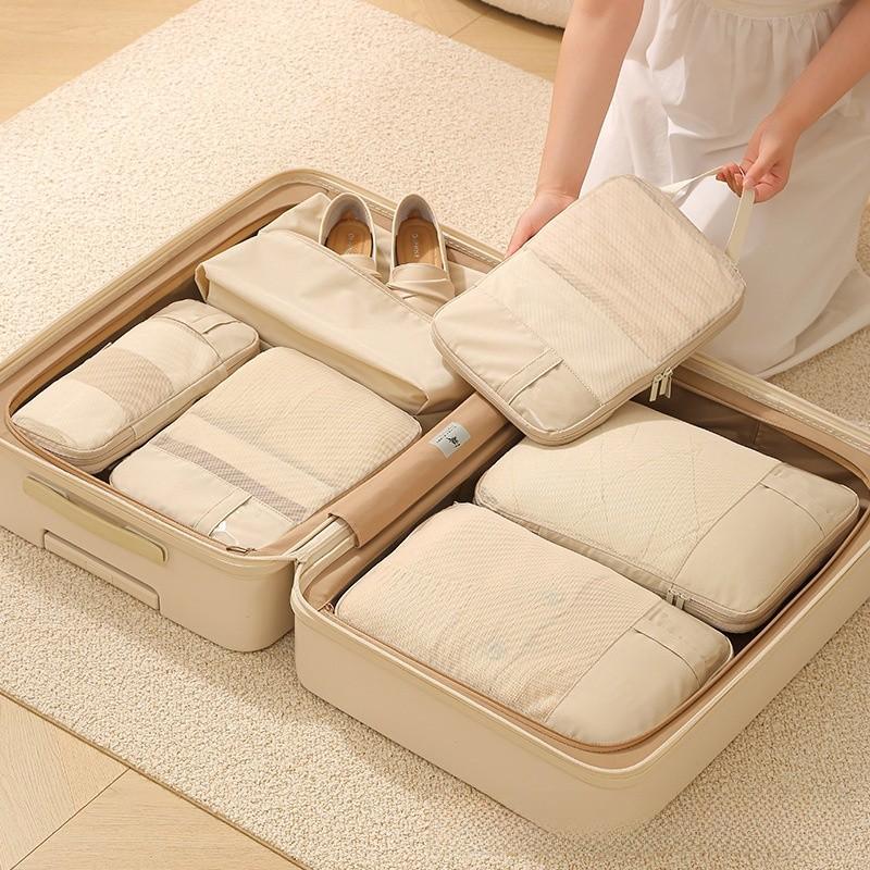 Travel Storage Organizer Set With Oxford Cloth For Packing And Moving