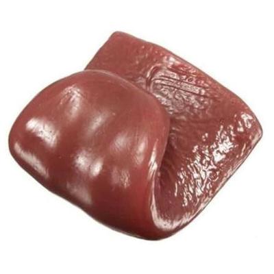 1PC-Quente Horror Engraçado Pegadinhas Pessoa Inteira Falsa Simulação Língua de Borracha Fabricante de Pegadinhas Truque Crianças Menino Brinquedos Halloween Pegadinha Silicone