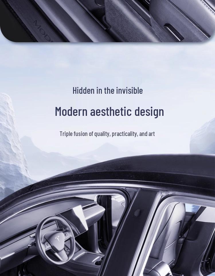 Tesla Model Y & 3 Custom TPE Floor Mats - Full Surround Car Carpets