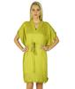 Bimba Women Cotton Kaftan With Pom Pom Tassels Short Caftan Beach Coverup