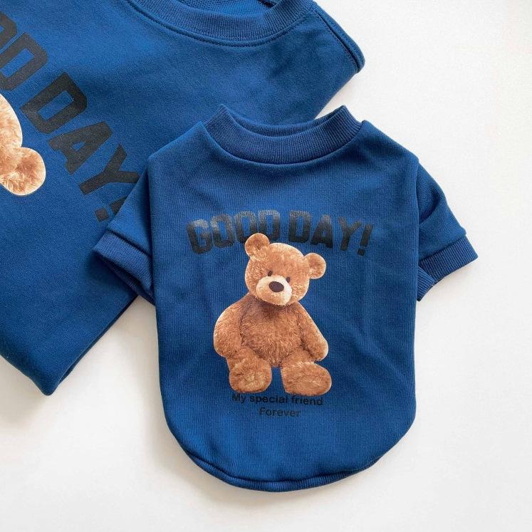 Autumn Pet Sweatshirt Teddy Puppy Clothes Than Panda Pomeranian Yorkshire Schnauzer Small Dog Winter