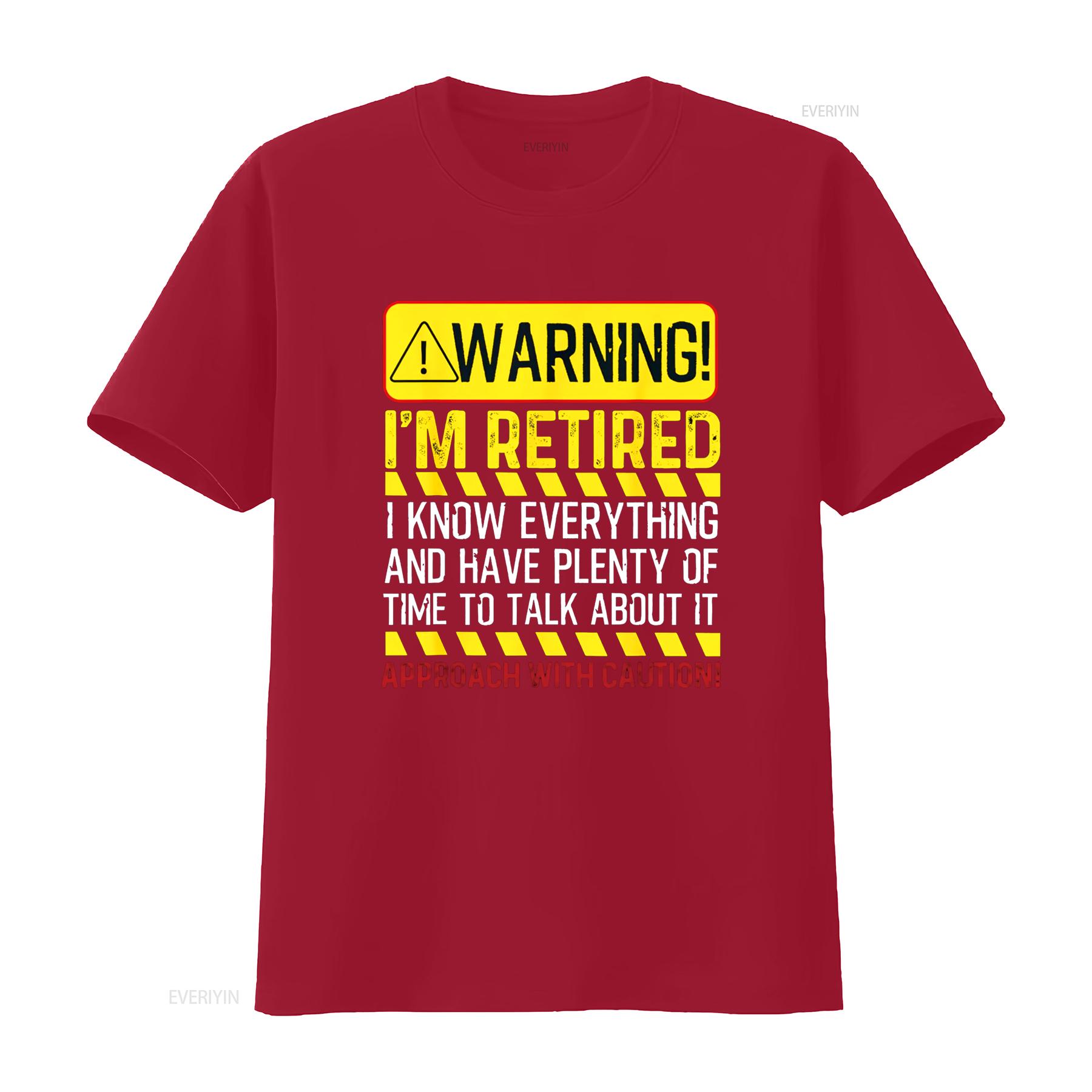 Funny Retirement Retiree Warning I m Retired T Shirt vintage Washed graphic Stylish homme Soft Versatile Unisex S