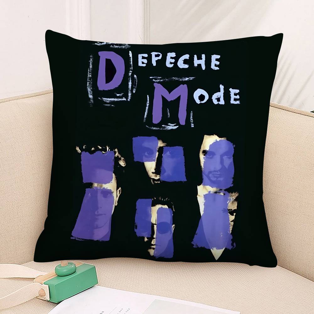 Federa per cuscino quadrata D-DEPECHE M-MODE Stampa fronte-retro Custodia per cuscino per divano Decorazione per la casa Camera da letto Regalo