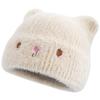 New Cute CAT EAR Beanie Faux Fur Winter Hats For Women Fashion Outdoor Dandy Knit Hat Warm Cap For Girl Gifts