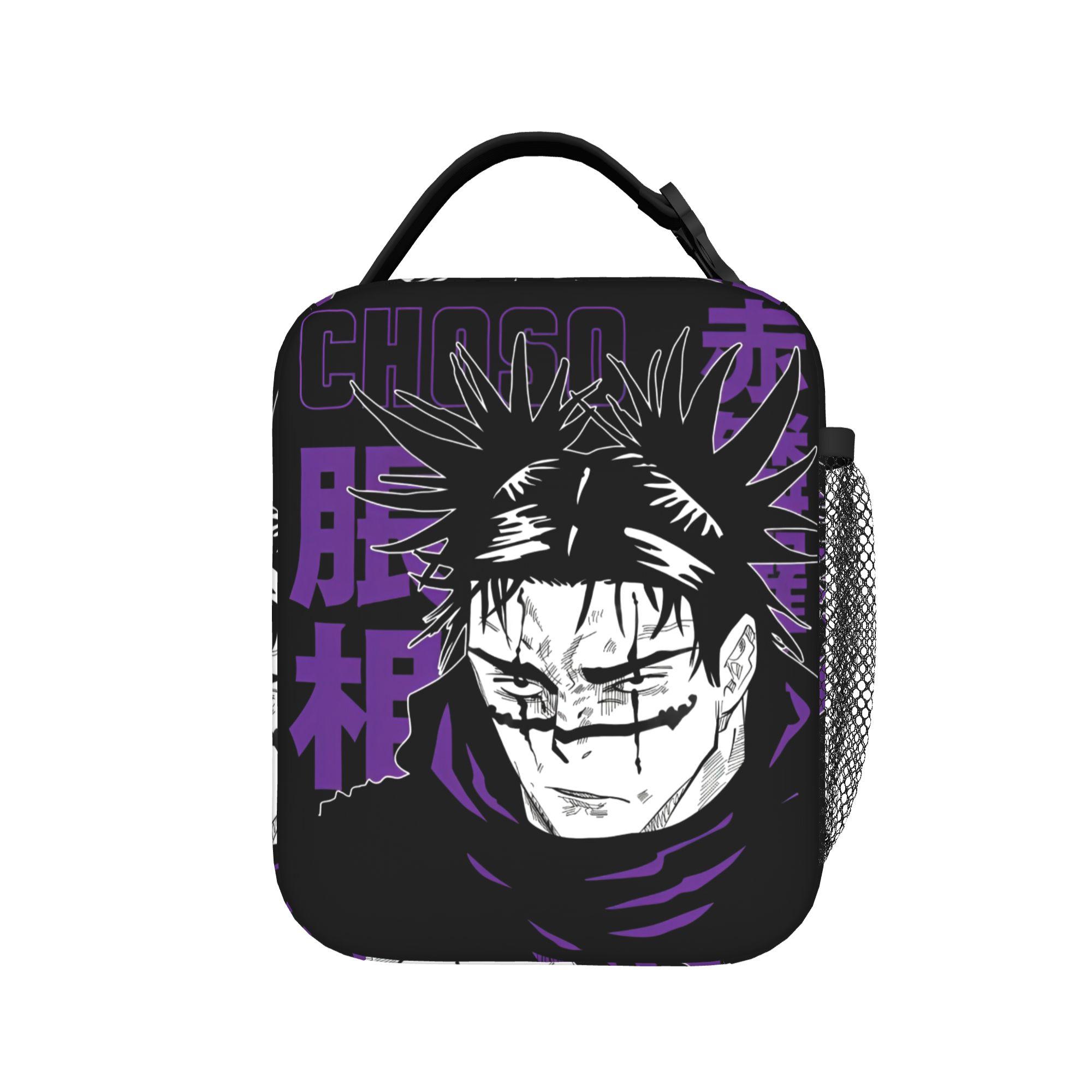 Anime Gojo Satoru Geïsoleerde Lunchtassen Draagbare Jujutsu Kaisens Anime Lunchcontainer Thermische Tas Tote Lunchbox Voedseltas One Size