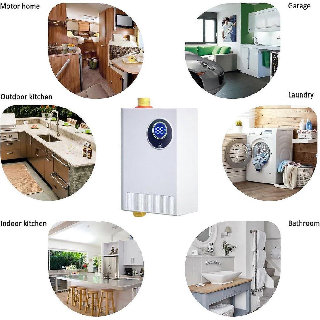 220V 3800W Tankless Water Heater Electric