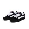 Vans Knu Skool Slip Resistant Abrasion Resistant Low top Skateboard Shoes Unisex Black White VN0009QC6BT1(Team613-)