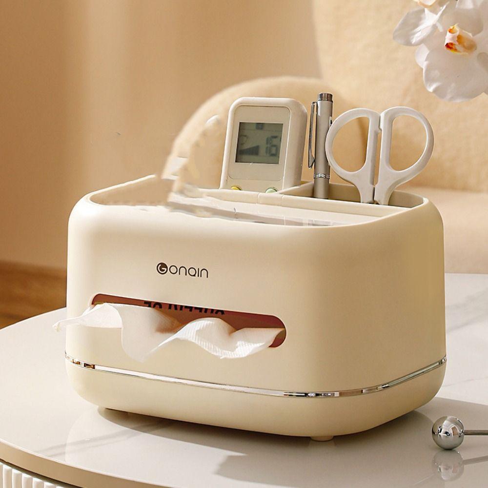 Multi-purpose Tissue Box Exquisite Mobile Phone Holder Paper Storage Box  Living Room