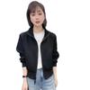Korean Style Women's Petite Casual Stand Collar Jacket, Spring/Autumn 2025 Collection
