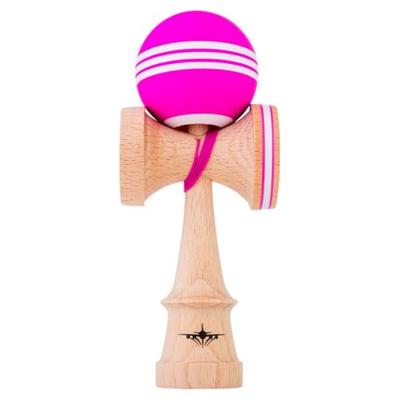 Kendama KENDAMA USA Kaizen Kendama Jet Shape Triple Split (Pink/White)