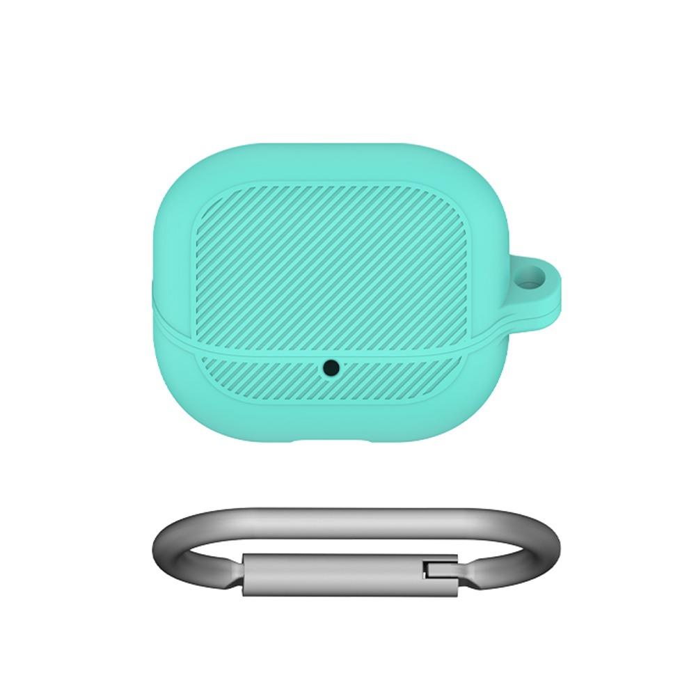 Silicone Earphone Case Shockproof With Keychain Protective Cover Anti-Scratch Protector Shell for TOZO Crystal Pods