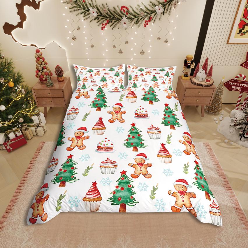 Comforter Homewish Merry Christmas Festival Xmas For Girls Bedding Sethappy New Year Decor