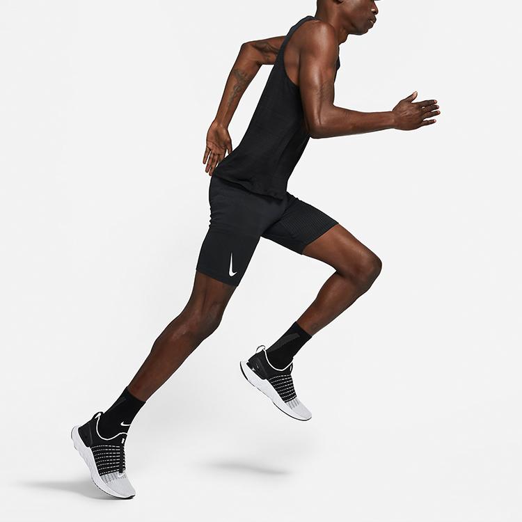 Nike Aeroswift Breathable Running Tight Fitness Shorts Men Bottoms Black DA1430-010