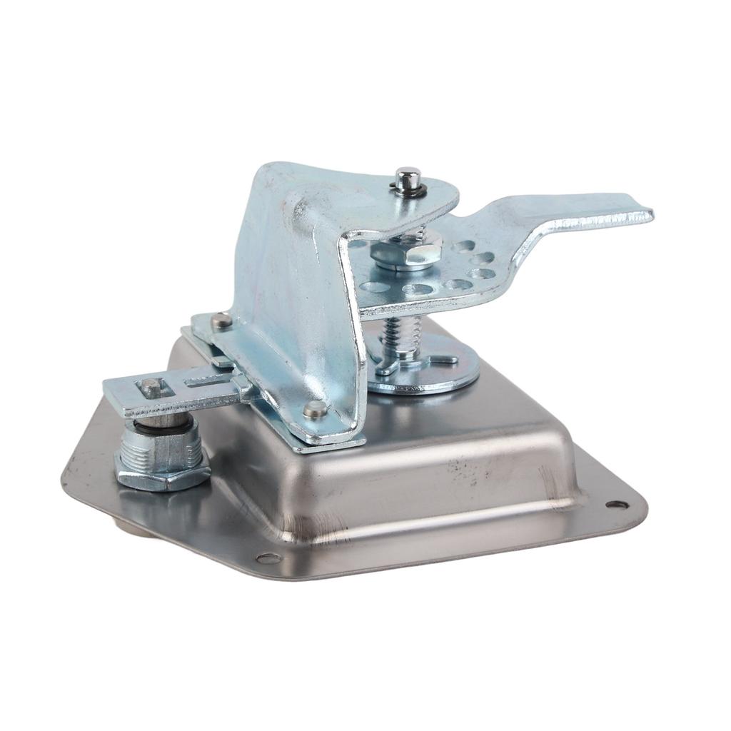 Polished Stainless Steel Toolbox Lock T Handle Latch Foldable Trailer Door Latch for Truck RV Camper